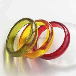 Vente de gros Bracelets en résine faits à la main avec motif fumée Bracelets en bois perles et diamants pour mariages fêtes et cadeaux - Product Image 2