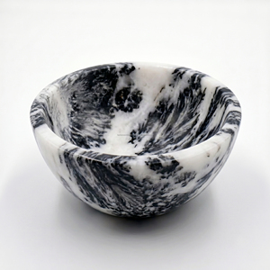Nouvelle coupelle artisanale en résine de 4 pouces, effet marbre vert et blanc, pour la décoration intérieure - Product Image 5