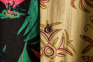 Camisa Hawaiana de Manga Larga para Hombre, Informal, de Verano, Tejida, Estampada, con Parches, para Vacaciones en la Playa, con Botones, de Secado Rápido - Product Image 5