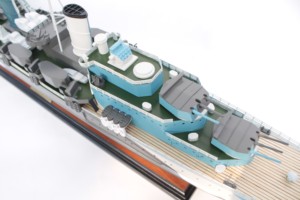 Maquette de Navire de Guerre Britannique HMS BELFAST en Bois Faite à la Main, Décoration Nautique pour la Maison, Fabriquée en Métal Laiton, Fabricant Vietnamien - Product Image 6