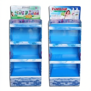 Expositor de Cartón Corrugado Plano Personalizado de Fábrica en Vietnam para Promociones Minoristas - Product Image 1