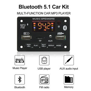 VIRE DC 5V 12V Bluetooth 5,0 <span class=keywords><strong>MP3</strong></span> WMA WAV APE Placa decodificadora Manos libres Audio para coche Carga USB Módulo DE REPRODUCTOR DE <span class=keywords><strong>MP3</strong></span> - Product Image 4