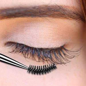 HMU Crystal Pink Mascara Applicator Spiral Mascara <b>Brush</b> Extension Spoolie Eyelash Mascara Makeup <b>Brushes</b> With Cover - Product Image 6