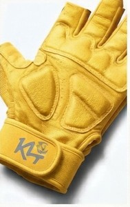 KLTW INT'L Leather <b>Half</b> Finger Breathable Non <b>Slip</b> Padded Workout Gloves Adjustable Wrist Strap Weight Lifting All Seasons - Product Image 5