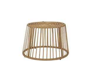 Handwoven Natural Rattan <b>Storage</b> Side <b>Table</b> with Removable Lid Round Wicker <b>End</b> <b>Table</b> for Living Room Bedroom Boho Home Decor - Product Image 1