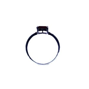Wedding Wear 925 Sterling <b>Silver</b> Garnetb Gemstone <b>Silver</b> Plated Jewelry Women Wear Classic Couple <b>Ring</b> - Product Image 3