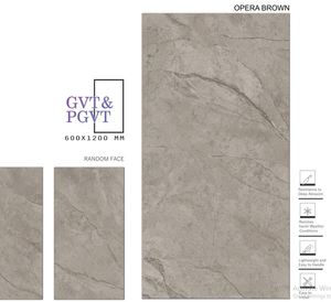 กระเบื้องพอร์ซเลนขัดเงา OPERA CREMA 9 มม. ขนาด 600x1200 มม. / 24x48 นิ้ว ดีไซน์คลาสสิกทันสมัย คุณภาพพรีเมียม ทนไฟ กันลื่น เหมาะสำหรับใช้ในโรงแรม - Product Image 6