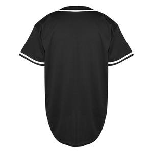 Custom Blank Wholesale Baseball Uniform Sublimation Print Front Quick Dry Crew Neck 100% <b>Polyester</b> <b>Shirt</b> - Product Image 2