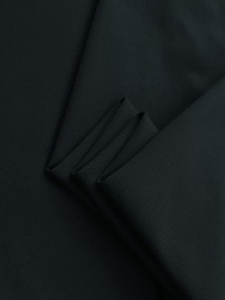 Men's Black Polyester Polo Shirt Short Sleeve Breathable Knitted Solid Color Front Logo Casual Design - Product Image 6