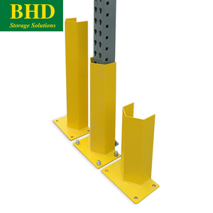 BHD protecteur de cadre de stockage d'entrepôt de protecteur de barrière de revêtement de poudre à plusieurs niveaux pour le système de rayonnage de palette - Product Image 5