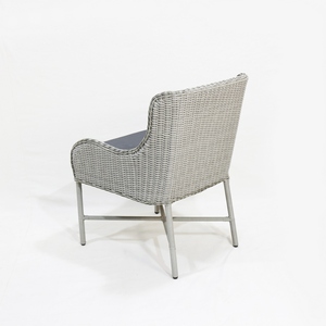 Top Rated Elegant Patio Rope <b>Dining</b> Seat - Heavy Duty Waterproof Bistro Accent <b>Chair</b> - Product Image 5
