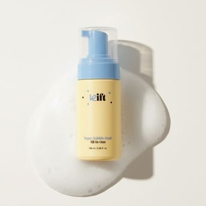 [Kift] Crème de nuit hydratante, masque moussant avec mousse nettoyante en profondeur pour soins du visage carbonatés - Product Image 1