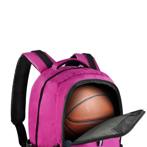 Sac à dos de basketball pour sports de plein air, respirant, léger, pour voyage et camping, avec fermeture éclair, en polyester, décontracté - Product Image 5