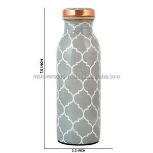 Best Selling Polished Copper <b>Water</b> <b>Bottle</b> Fancy Design Wholesale Price High Quality <b>Bottle</b> - Product Image 2