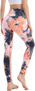 OEM Printed High Waisted Leggings for Women <b>with</b> <b>Pocket</b> Womens <b>Yoga</b> <b>Pants</b> Stretch Workout Leggings Tummy Control - Product Image 3