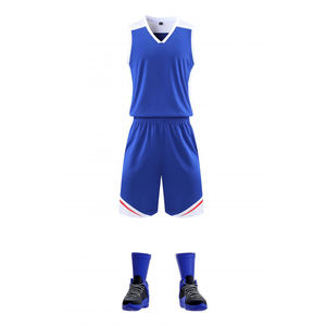 Camiseta de Baloncesto Personalizada para Niños, Uniforme Juvenil Transpirable, Conjunto de Entrenamiento con Estampado por Transferencia de Calor, Lisa, 100% Poliéster - Product Image 6