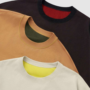 Custom DTG Printing Jumbo Graphic <b>Tshirt</b> Heavyweight Oversized Boxy Fit Tee Sun Faded Acid Washed T Shirt for Men - Product Image 6