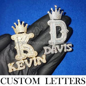Luxury "R Rukus " Necklace Iced Out Diamond Pendant Gold Plated Jewelry - Product Image 3