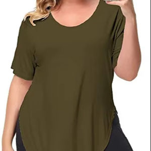 Camiseta Blanca Lisa Personalizada Ecológica de 180 g/m² 100% Algodón con Cuentas e Impresión de Logotipo para Mujer - Product Image 1