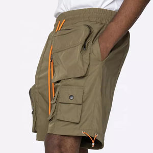 Custom Logo Trendy Men Casual Cargo <b>Shorts</b> Stylish Comfortable Canvas Woven Multi-Pockets Breathable Quick Dry <b>Waterproof</b> - Product Image 2