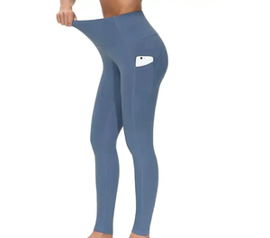 Ensemble de yoga 2 pièces respirant à taille mi-haute pour femmes, imprimé numérique à carreaux, grande taille, haute qualité - Product Image 3