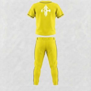 Nouvel ensemble de baseball pour hommes de haute qualité, matière 100 % polyester, col en V, impression par sublimation par RIVIAN ATLANTIC - Product Image 3