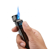Briquet électronique à double arc rechargeable Serigs, coupe-vent, de qualité supérieure, pour fumer des cigarettes, luxueux et portable