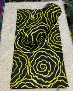 Auténtica Tela Africana de Cera Estampada de Kenia 100% Algodón para Artesanías Textiles, Prendas de Vestir y Diseño de Moda - Product Image 6