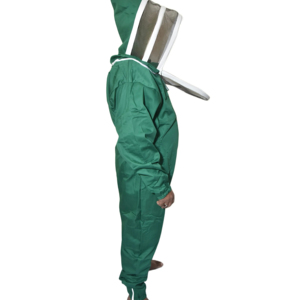 Nuevo Diseño de Overol Impermeable Verde con Capucha, Corte Holgado, Costuras Soldadas, para Uso en Cuartos Limpios, Nivel de Protección D - Product Image 4