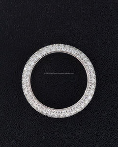 Igi/gia วงแหวนแต่งงาน/แหวนหมั้นเพชรแบบวินเทจ14K สีเหลืองทองสำหรับใส่ได้ทั้งชายและหญิงสำหรับงานเลี้ยงครบรอบ - Product Image 4