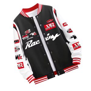 แจ็คเก็ตวาร์ซิตี้แบบกำหนดเอง แขนหนัง ปักลายปะติด ปักอักษรแบบ Letterman สไตล์บอมเบอร์ แจ็คเก็ตหนาสำหรับผู้ชาย เสื้อโค้ทสตรีทแวร์ - Product Image 4
