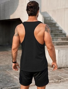 Débardeurs Sportifs Homme 100% Polyester Col Rond Uni Respirants Séchage Rapide Écologiques – Vente en Gros AMERICAN TRENCH CLOTHING - Product Image 3