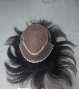 Miraje 100% Human Hair <b>Wig</b> for Men Oupee Silk Base High Density HD Lace <b>Front</b> <b>Wigs</b> Transparent Lace <b>Front</b> Bangladesh Hair Toupee - Product Image 3