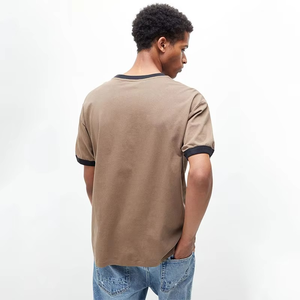 เสื้อยืดเปล่าคุณภาพสูงสำหรับพิมพ์ลาย ขายส่ง เสื้อยืดพิมพ์ลายตามสั่ง ราคาโรงงาน OEM ODM เสื้อผ้าสตรีทแวร์โอเวอร์ไซส์ ผ้าฝ้าย - Product Image 3