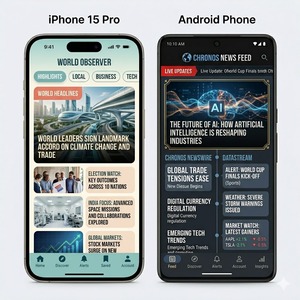 Aplicación de Noticias RoyalCraft para iOS y Android, Noticias de Última Hora, Actualizaciones en Vivo, Noticias Mundiales, Títulos Locales, Negocios, Deportes, Tecnología, Diario - Product Image 3