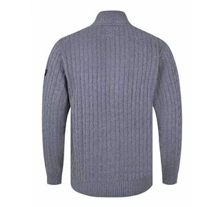 Nouveau cardigan uni pour homme, pull à manches régulières, anti-rétrécissement, respirant, tricot rapide, 100% coton, collection printemps-hiver - Product Image 2