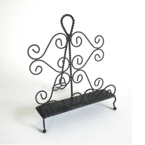 Nuevo Soporte Decorativo de Hierro Forjado para Libros de Cocina, Color Blanco, para Decoración del Hogar, Oficina, Sala de Estar - Product Image 4