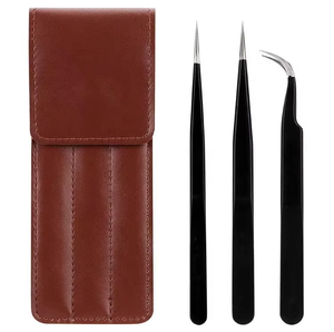 Nuevas Pinzas para Pestañas 2026, Pinzas Profesionales para Extensión de Pestañas, Logotipo Personalizado, Pinzas de Acero Inoxidable - Product Image 1