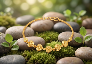 Pulsera Divyoro con Eslabones en Forma de Corazón, Chapada en Oro, Aleación de Metal Precioso, Diseño de Cadena Clásica, Unisex, para Uso Diario, Fiestas, Bodas, Regalo - Product Image 4