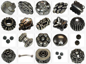 Sterling Silver Round Rava Bead Sterling Silver Ethnic Beads Manufacturer Silver Beads and Findings for Jewellery Making - Product Image 2