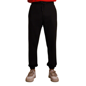 Pantalones de Lona para Hombre, con Forro Polar, Corte Recto y Relajado, Cintura Elástica con Cordón, Estilo Jogger, Suaves y Cómodos, para Vestir Formalmente - Product Image 1