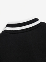 Blouson Bomber à Capuche pour Garçons, Doublure Polaire Épaisse, Hiver Chaud, Imprimé Animal, Col Montant, Fermeture Éclair Décontractée, Vente en Gros OEM