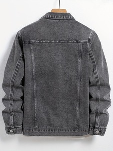 Winter New Style Men's Large Size Denim Man <b>Jackets</b> Casual Style Personality Fashion Denim <b>Jacket</b> Single Breasted Solid Color - Product Image 2
