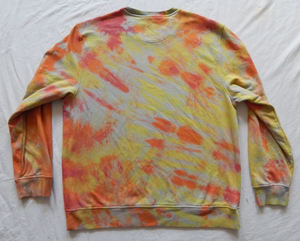 High Quality Custom <b>Men's</b> Oversized <b>Thermal</b> Casual Pullover Neck Sweatshirt Solid Pattern O-Neck Drop Shoulder Tie Dye Winter - Product Image 2