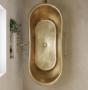 Bañera de Cobre Sólido de Primera Calidad, Bañera Independiente de Diseño para Espacios de Baño Impresionantes y Durabilidad a Largo Plazo - Product Image 1