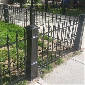 Panel de Cerca Moderno para Privacidad, Cerca de Hierro Forjado para el Hogar, Paneles de Acero Resistentes para Exteriores, Decorativos, Seguros, Duraderos, Modelado en 3D - Product Image 3