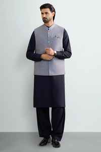 Gilet de mariage pour homme de haute qualité, col mandarin, style pakistanais et indien, écologique, respirant, prix raisonnable/economique - Product Image 2