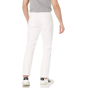 Jeans slim fit blancs personnalisés pour hommes, pantalons en denim pour un style décontracté, streetwear, mode estivale, usage quotidien et vêtements personnalisés - Product Image 2