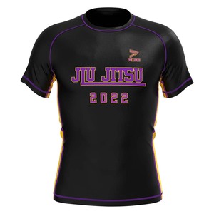 Men's Purple Long Sleeve Compression Shirt Quick Dry Slim Fit Sporty O-Neck Base <b>Layer</b> Training <b>Top</b> Knitted Polyester - Product Image 2