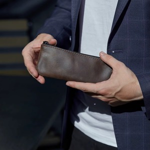 New Genuine Leather Classic Handmade Glasses Cover Luxury Eyewear <b>Case</b> Water Resistant Lightweight <b>Sunglasses</b> Pouch LGC-0168 - Product Image 5